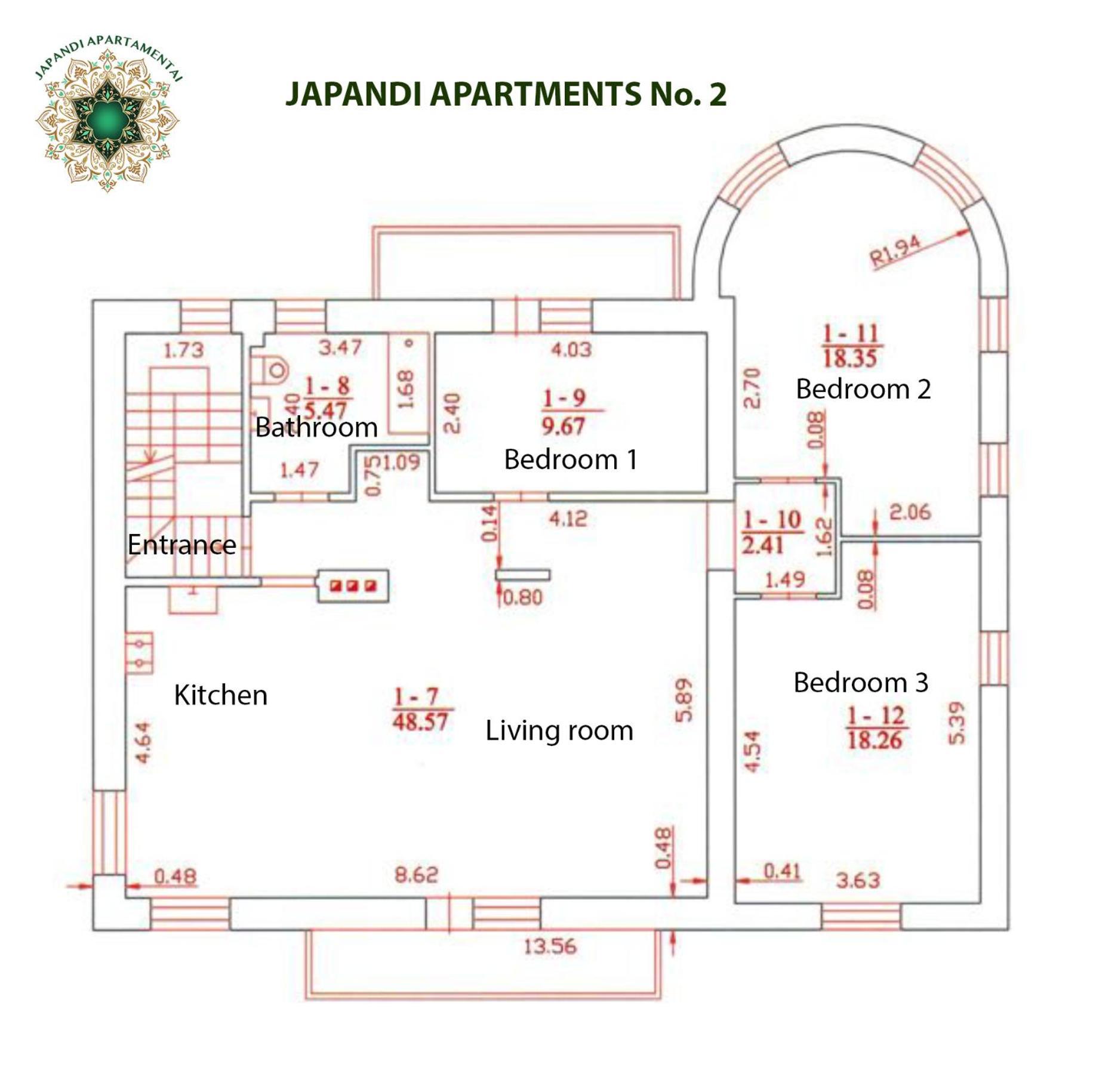 Japandi Apartamentai Kaunas Exterior foto